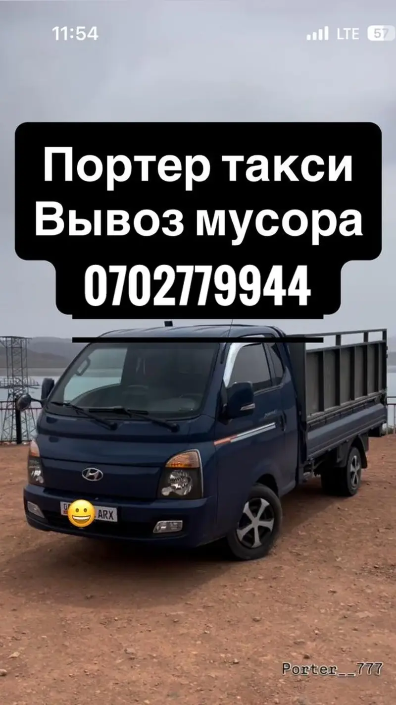 Заказать Хендай портер, Вывоз бытового мусора, C грузчиком — фото 3