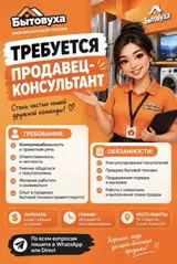 Продавец‑консультант в магазин бытовой техники «Бытовуха»