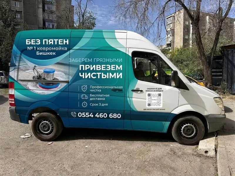 Профессионалдуу килем жуу борбору «Без пятен» Килемдериңизди үйдөн — фото 2