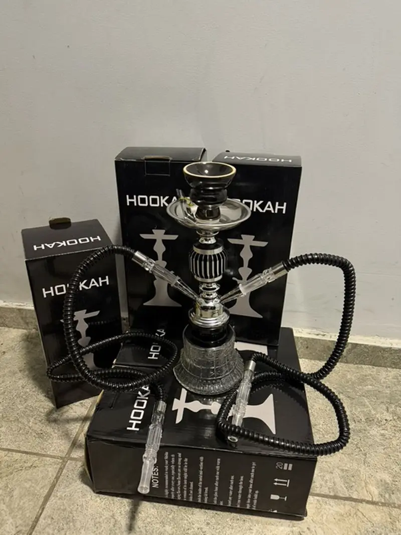 Кальян мини HOOKAH с двумя шлангами — фото 2