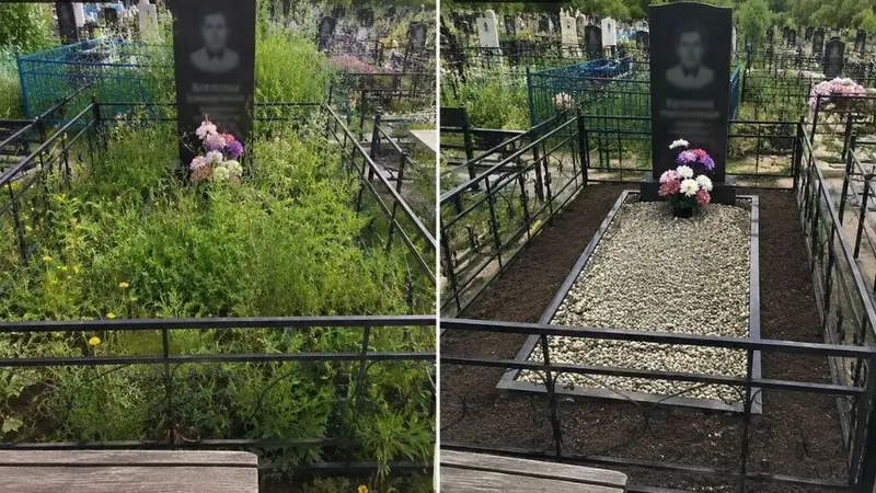 Уход за могилами — фото 5