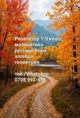 Репетитор по алгебре и геометрии