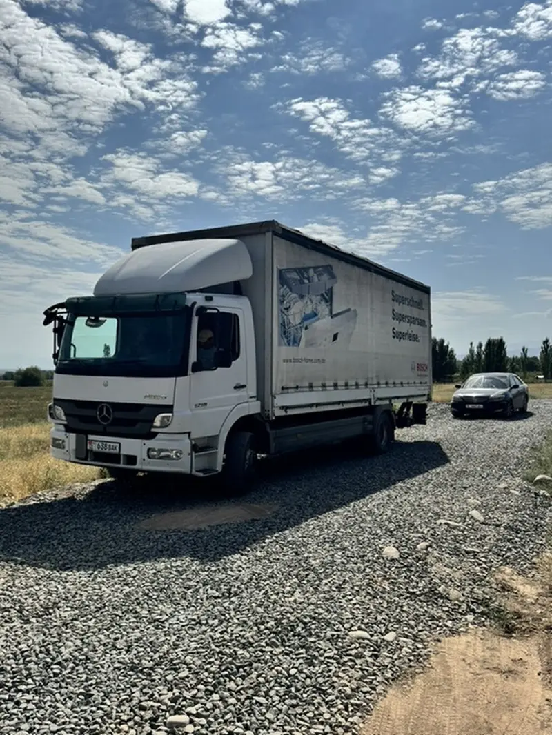 Грузоперевозки на тентованном Mercedes‑Benz Atego — фото 5