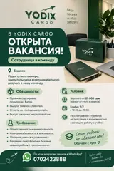 В YODIX CARGO открыта вакансия