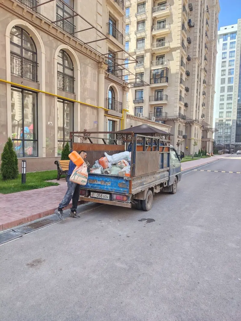 Заказать Хендай портер, Вывоз бытового мусора, C грузчиком — фото 2
