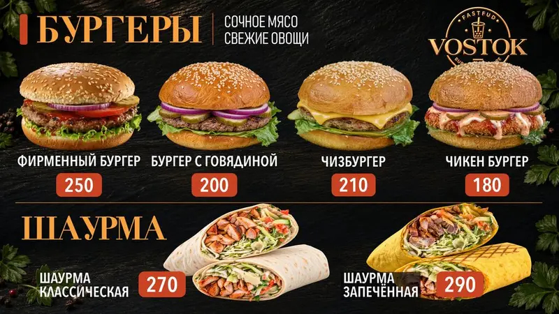 Меню под ключ для фастфуда, кафе, ресторанов и отелей. Комплекс услуг! — фото 5