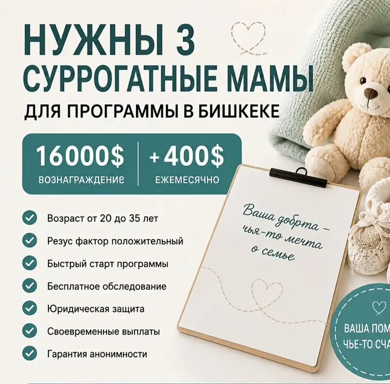 Программа суррогатного материнства в Бишкеке — фото 2