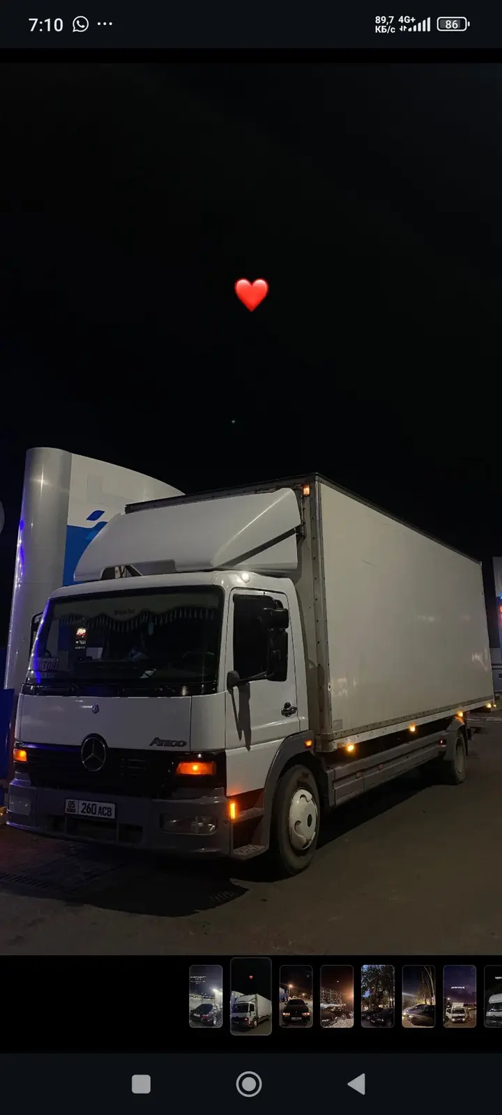 Келишим турундо Mercedes-Benz Atego 1218🚛 Кыргызстандын баадык — фото 3