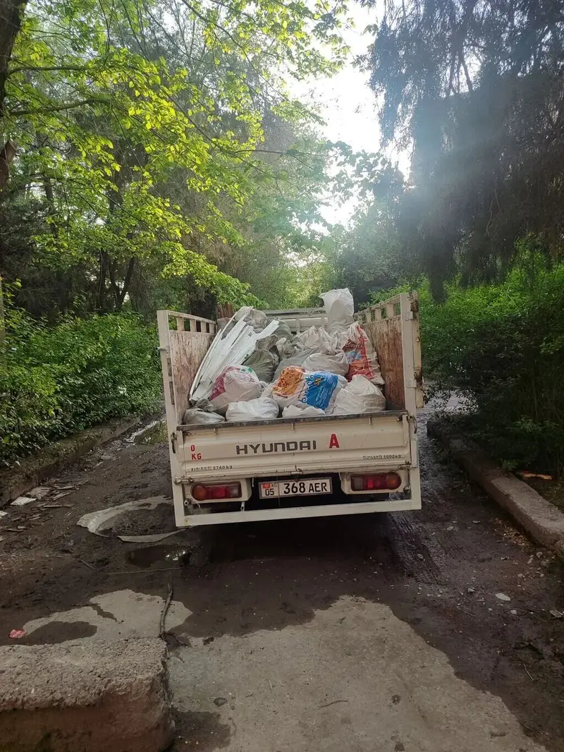 Заказать Хендай портер, Вывоз бытового мусора, C грузчиком — фото 2