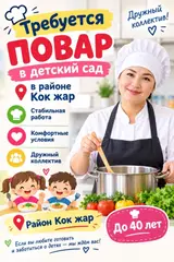 Повар в детский сад