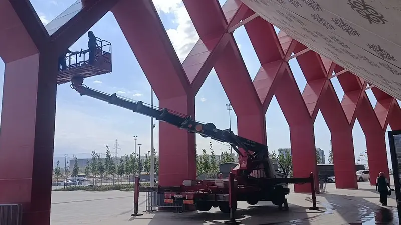 Услуга: автовышка телескопическая Бишкек автовышка услуги услуги — фото 2