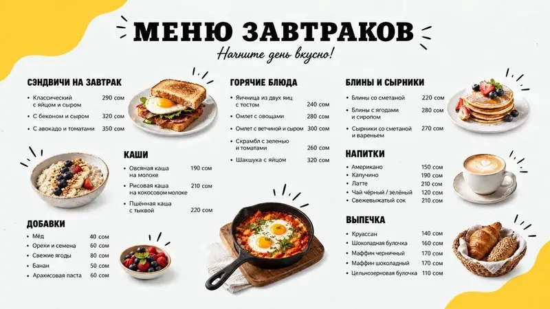 Меню под ключ для фастфуда, кафе, ресторанов и отелей. Комплекс услуг! — фото 2