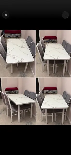 Комплект столов и стульев на заказ, Для кухни, Квадратный, Бесплатная доставка