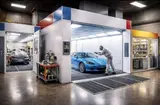 Комната для распыления краски для автосервисов и для