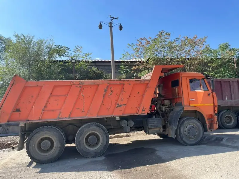 Срочно🔥🔥🔥 Самосвал KAMAZ 6x4 (трёхосный), оранжевый — фото 4