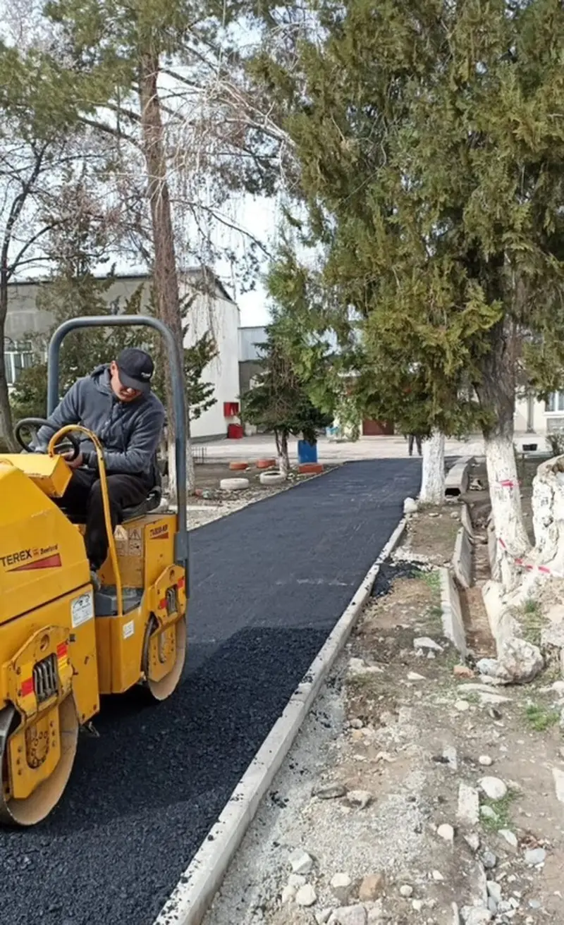 Асфальт асфальтирование территории 🏘️ дворы заезды выезды парковка — фото 6