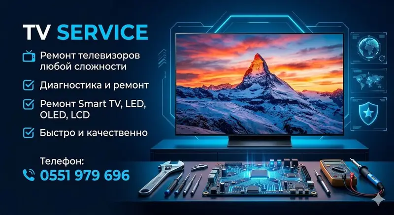 📺 Ар кандай үлгүдөгү телевизорлорду оңдоо 🏠 Үйгө барып тейлөө кызматы — фото 2